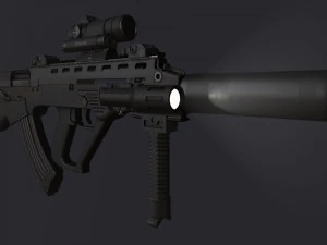 bullpup maliuk kid 3D Model