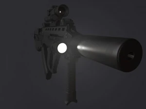 bullpup maliuk kid 3D Model