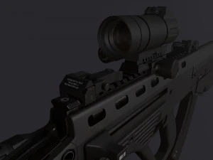 bullpup maliuk kid 3D Model