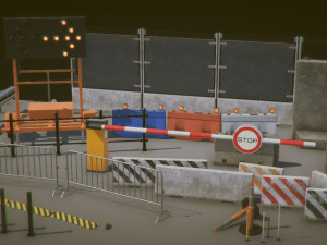 road props 3D मॉडल