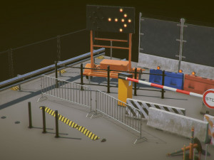 road props 3D मॉडल