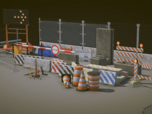road props 3D मॉडल