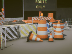 road props 3D मॉडल