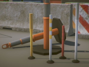 road props 3D मॉडल