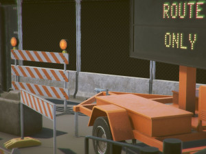 road props 3D मॉडल