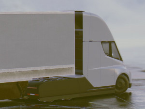 tesla semi 3D Model