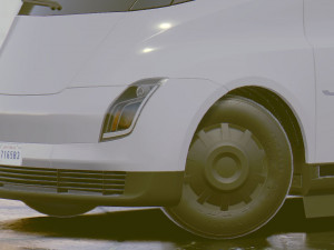 tesla semi 3D Model