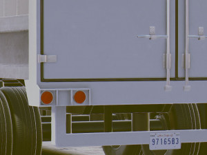 tesla semi 3D Model