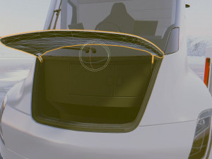 tesla semi 3D Model