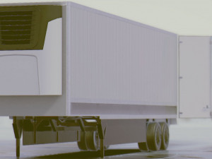 tesla semi 3D Model