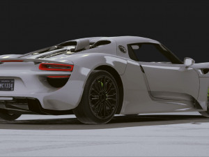 Realistic Mobile Car 01 3D Model