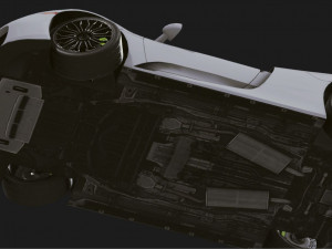 Realistic Mobile Car 01 3D Model