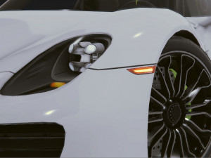 Realistic Mobile Car 01 3D Model