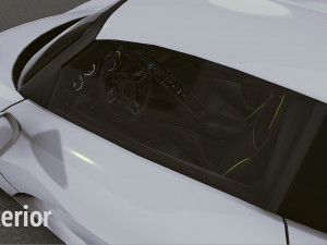 Realistic Mobile Car 01 3D Model