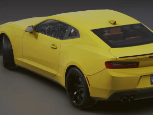 Realistic Mobile Car 02 3D Model
