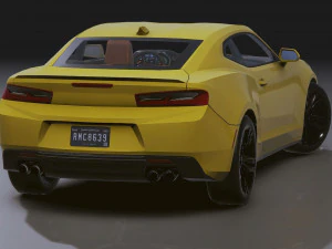 Realistic Mobile Car 02 3D Model