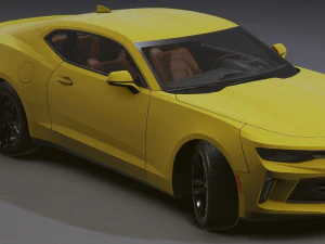 Realistic Mobile Car 02 3D Model
