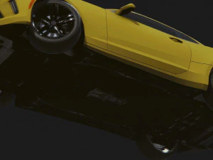 Realistic Mobile Car 02 3D Model