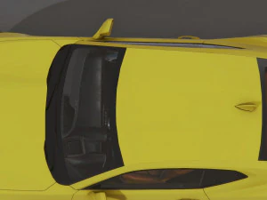 Realistic Mobile Car 02 3D Model