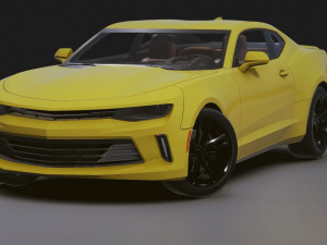 Realistic Mobile Car 02 3D Модель