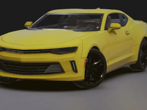Realistic Mobile Car 02 3D Model