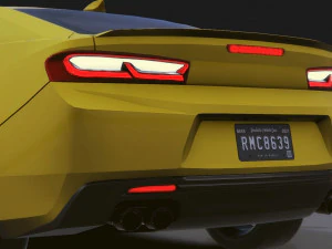 Realistic Mobile Car 02 3D Model