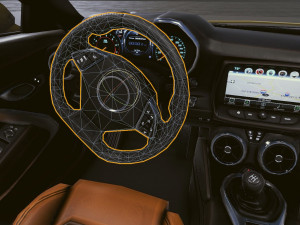 Realistic Mobile Car 02 3D Модель