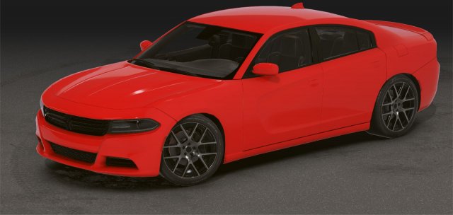 Realistic Mobile Car Demo 3D Model .c4d .max .obj .3ds .fbx .stl .blend 
