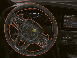 Realistic Mobile Car Demo 3D Model