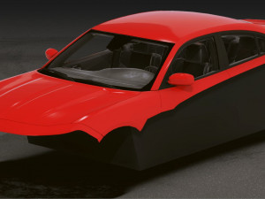 Realistic Mobile Car Demo 3D Model