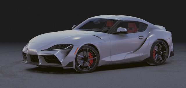 Realistic Mobile Car 13 3D मॉडल .c4d .max .obj .3ds .fbx .stl .blend 