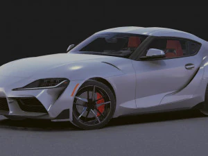 Gerçekçi Mobil Araba 13 3D Model