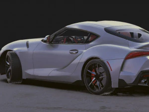 Realistic Mobile Car 13 3D Model