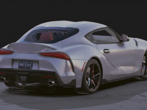 Realistic Mobile Car 13 3D Model