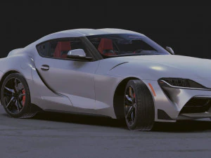 Realistic Mobile Car 13 3D Model