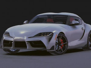 Realistic Mobile Car 13 3D Model