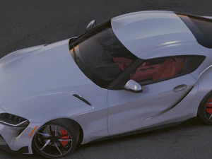 Realistic Mobile Car 13 3D Model