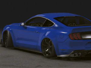 Realistic Mobile Car 36 3D Model