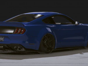Realistic Mobile Car 36 3D Model