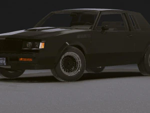 Realistic Mobile Car 22 3D Model