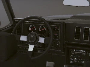 Realistic Mobile Car 22 3D Model