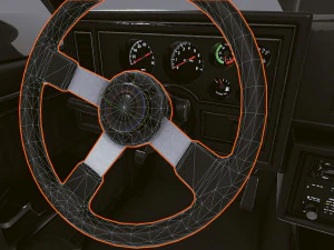 Realistic Mobile Car 22 3D Model