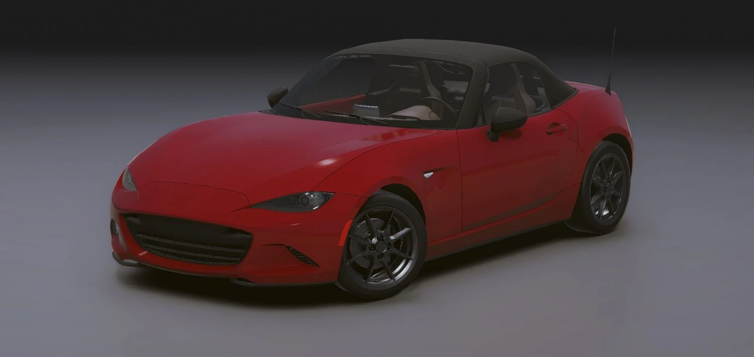 Realistic Mobile Car 03 3D Model .c4d .max .obj .3ds .fbx .stl .blend 