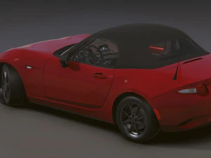 Realistic Mobile Car 03 3D Model