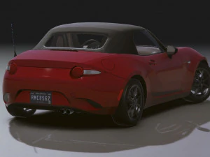 Realistic Mobile Car 03 3D Model