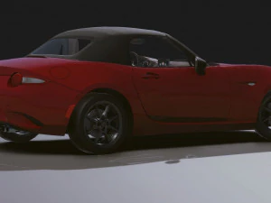 Realistic Mobile Car 03 3D Model