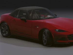 Realistic Mobile Car 03 3D Model
