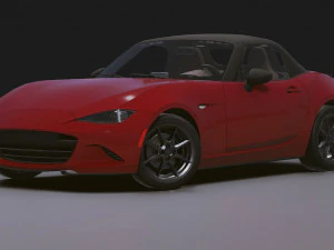 Realistic Mobile Car 03 3D Model