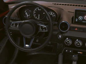 Realistic Mobile Car 03 3D Model