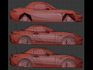 Realistic Mobile Car 03 Modèle 3D